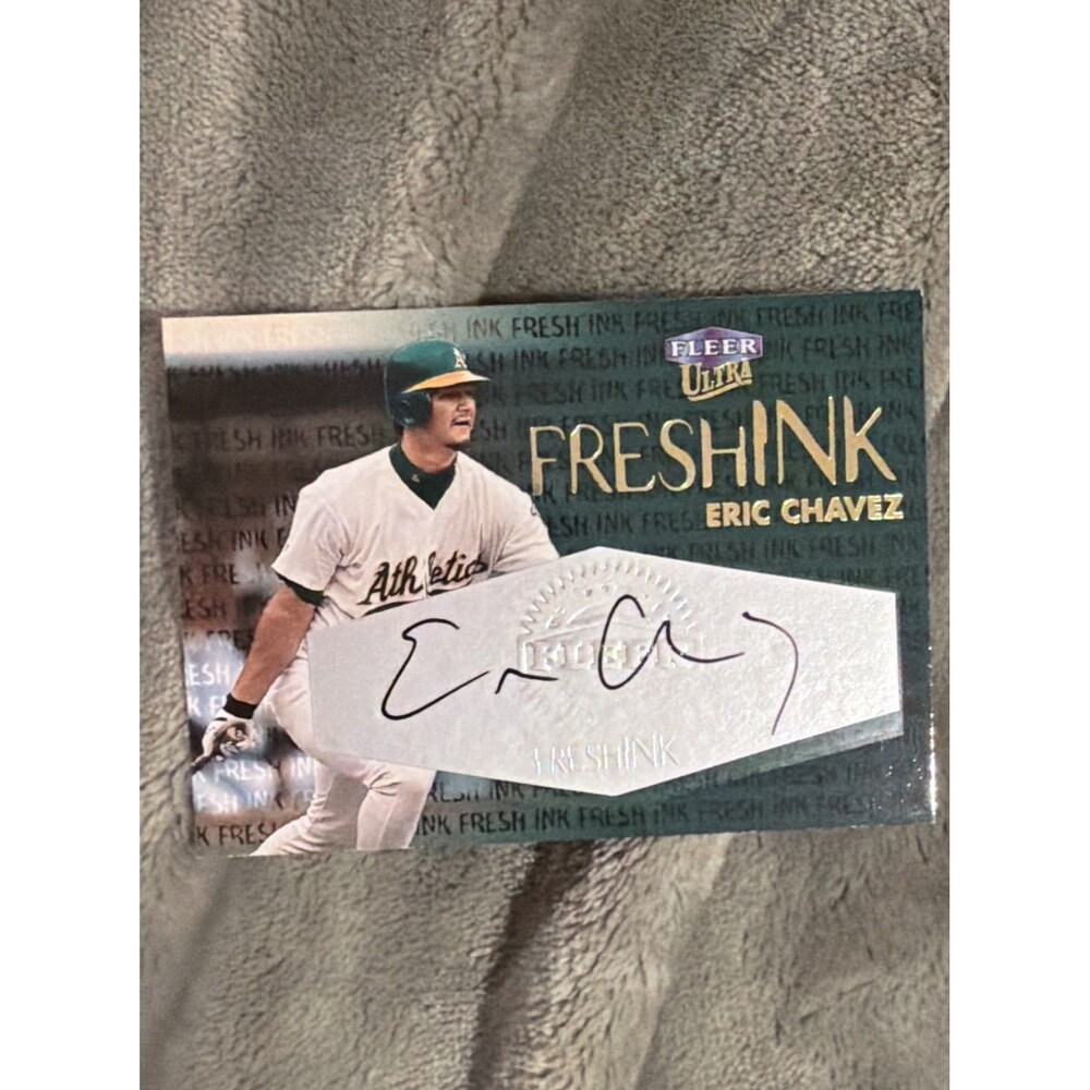 2000 Fleer Ultra - Freshink Eric Chavez /800 (AU)